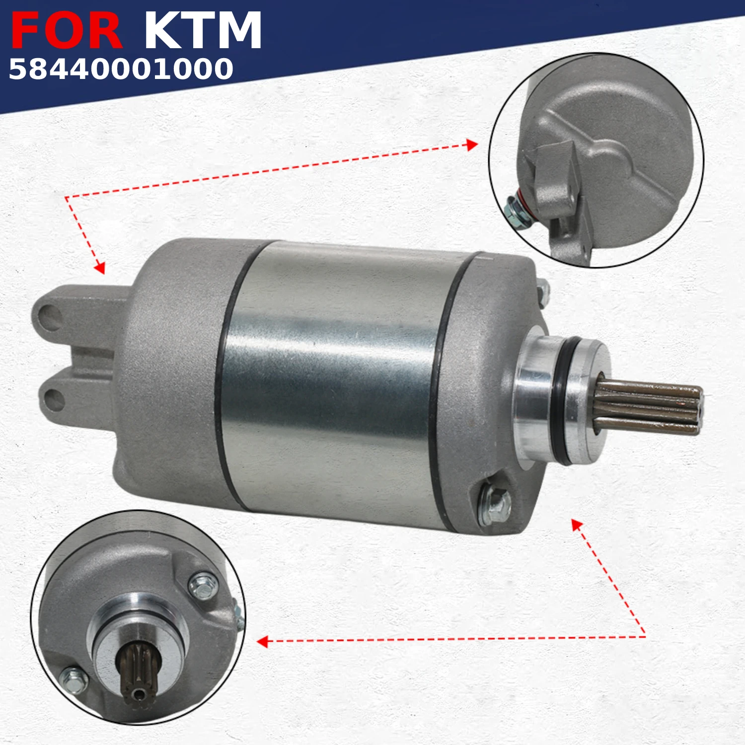 Engine Electric Starter Motor For KTM 640 LC4 Duke Adventure Enduro Six Days Super Moto LC4-E LS-E/mil 660 Rallye Customer Bike