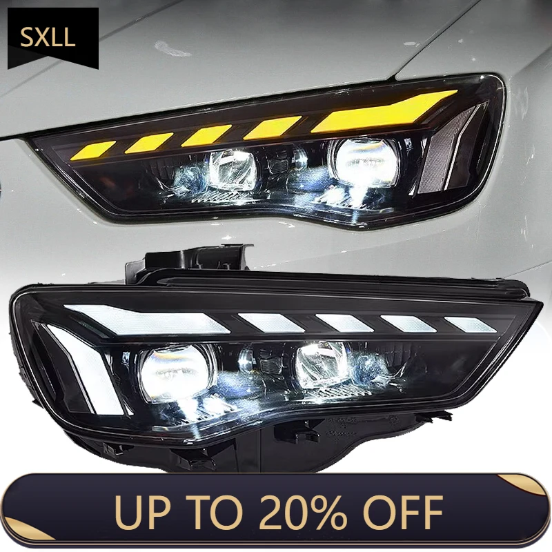 Reflektory SXLL z soczewką projektorową 2017 2018 2019 2020 Światła kierunkowskazów LED Reflektory DRL Części samochodowe Tuning reflektorów