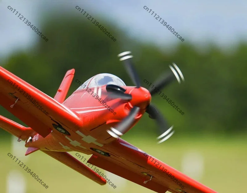 100mm Pilatus PC-21 RC Plane,  Scale Fixed Wing Model with Retractable Landing Gear & Flap, 4S Powered PNP RC Aircraft