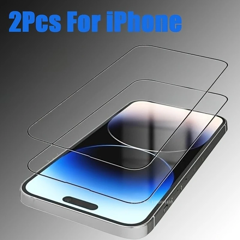 

2pcs Suitable for IPhone 17 16 15 14 13 12 Plus/Pro/Pro Max Series High-definition Screen Protector Hardness Reinforced Glass