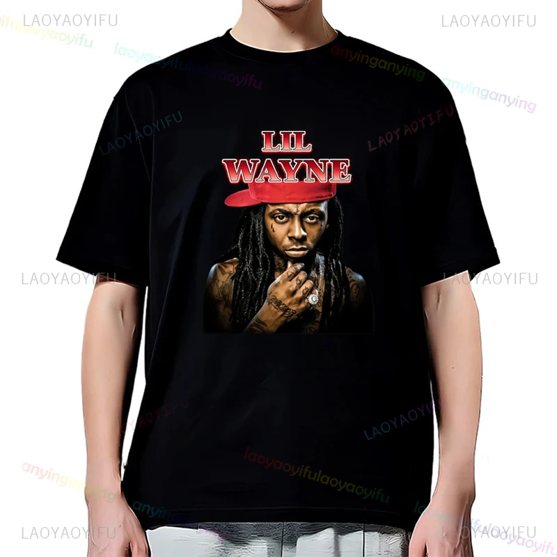 Rapper-Lil-Wayne-New Album Graphic T Shirt Men Hip Hop Streetwear Harajuku Short Sleeve T-shirt Retro Style Clothing Cotton Tee