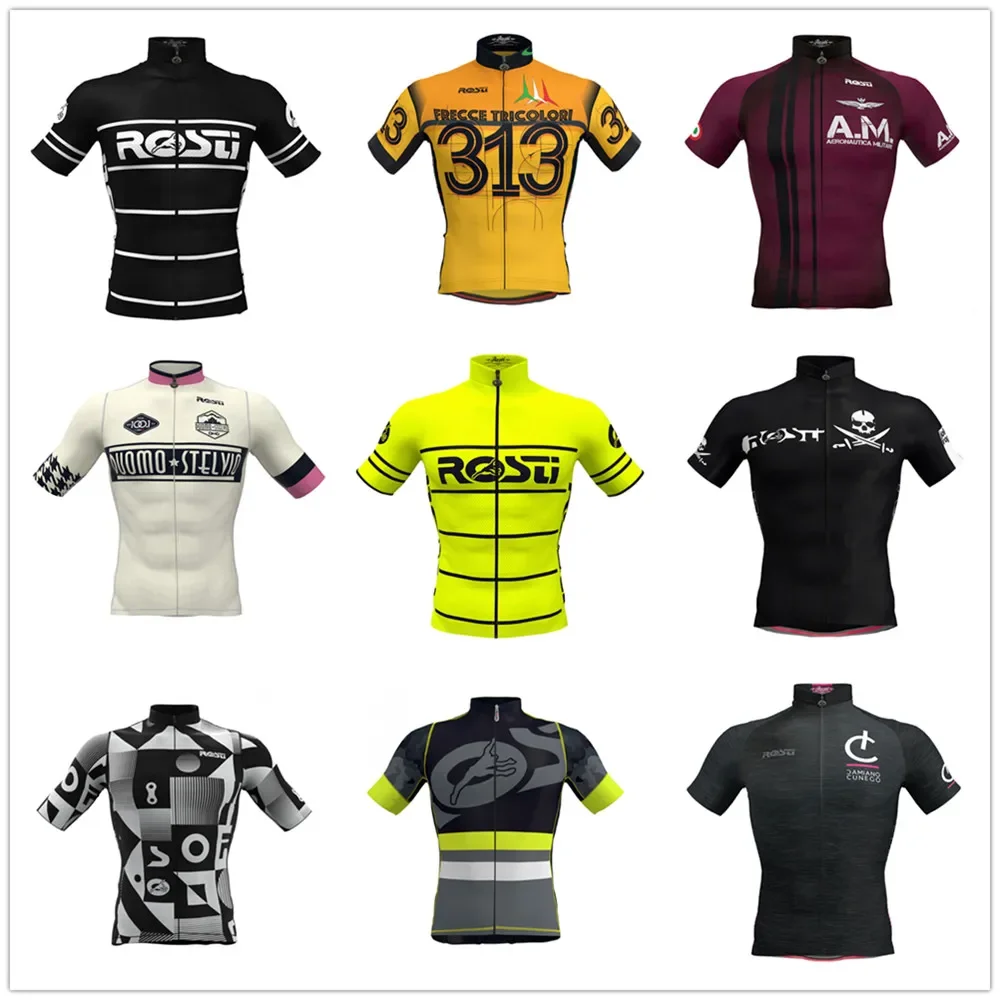 

Rosti 2022 Cycling Jersey Men Outdoor Racing Suit Team Bike Clothing Mtb Road Bicycle Uniform Breathable Cycling Shirts Ciclismo