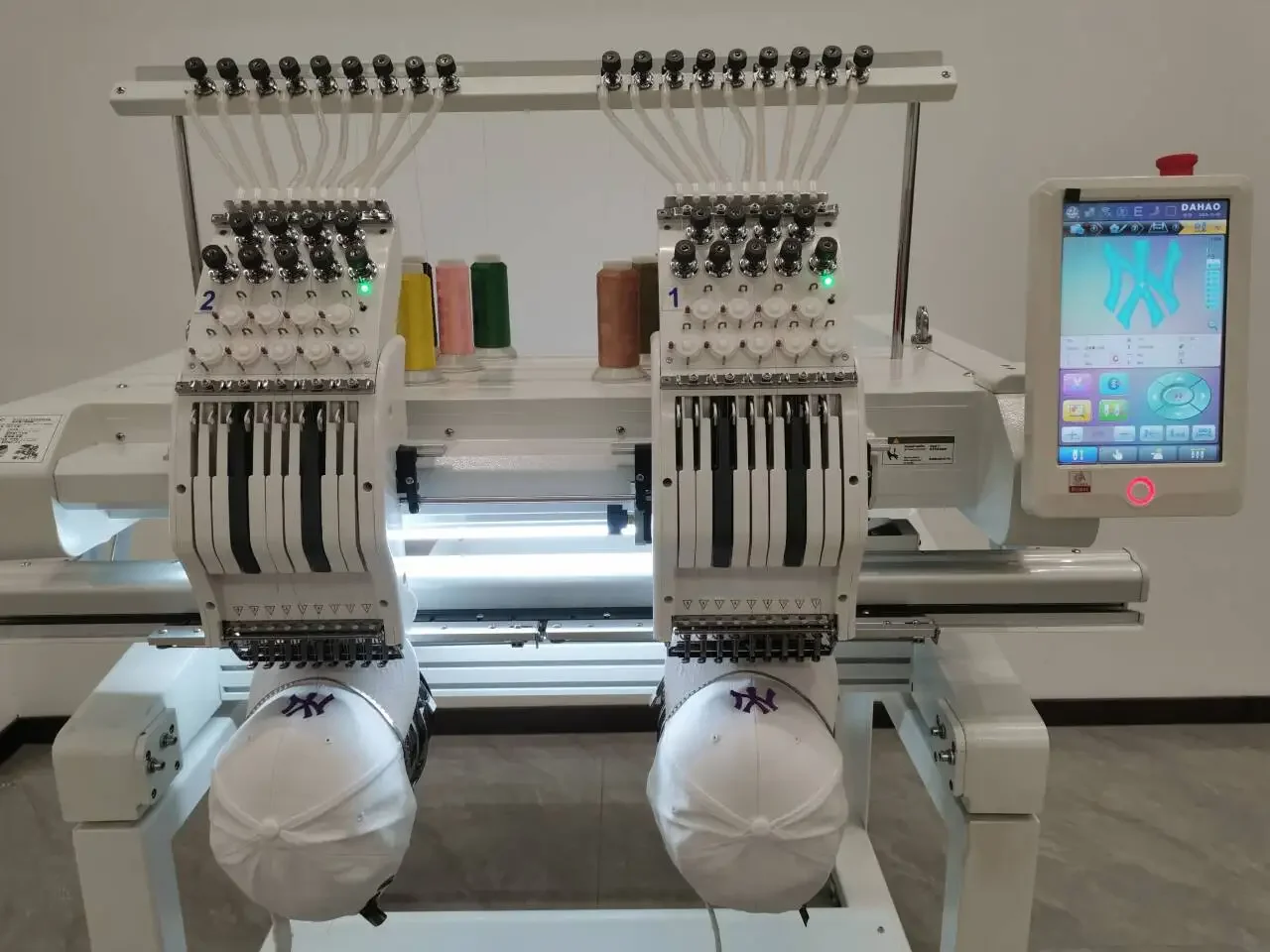 Yeshi Source Factory Direct Sales Professional High Quality Double Heads Automatic Computerized Embroidery Machine
