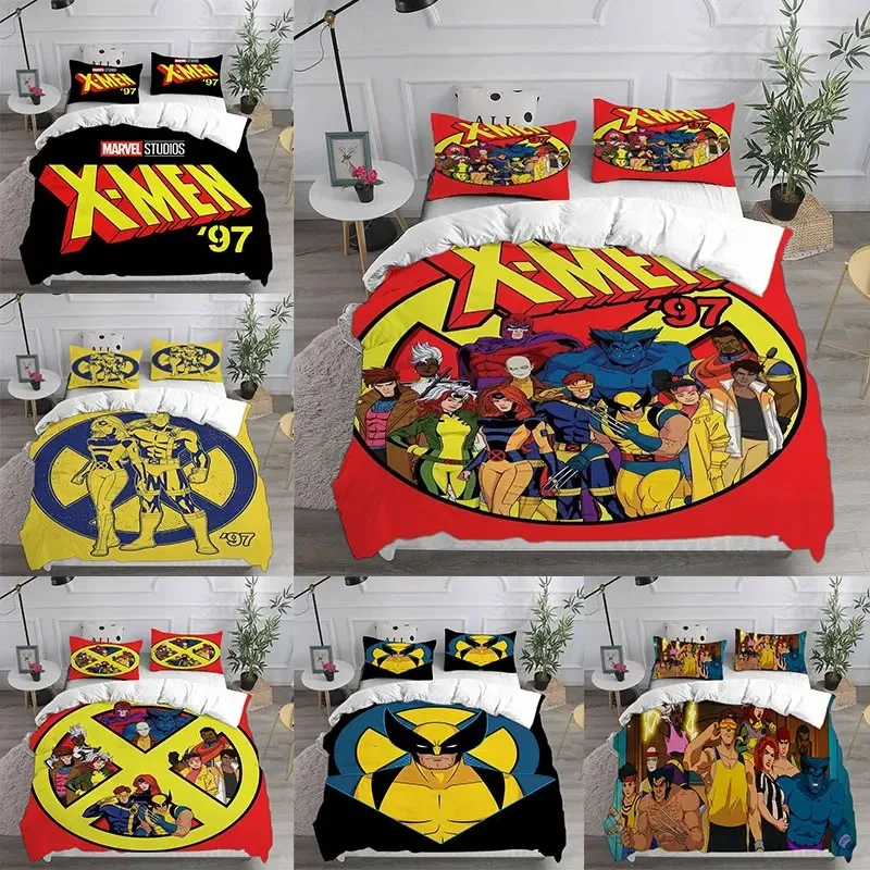 

Superhero Wolverine Bedding Sets Comforter Quilt Bed Cover Duvet Cover Pillow Case 2-3 Pieces Sets Kids Adult Size