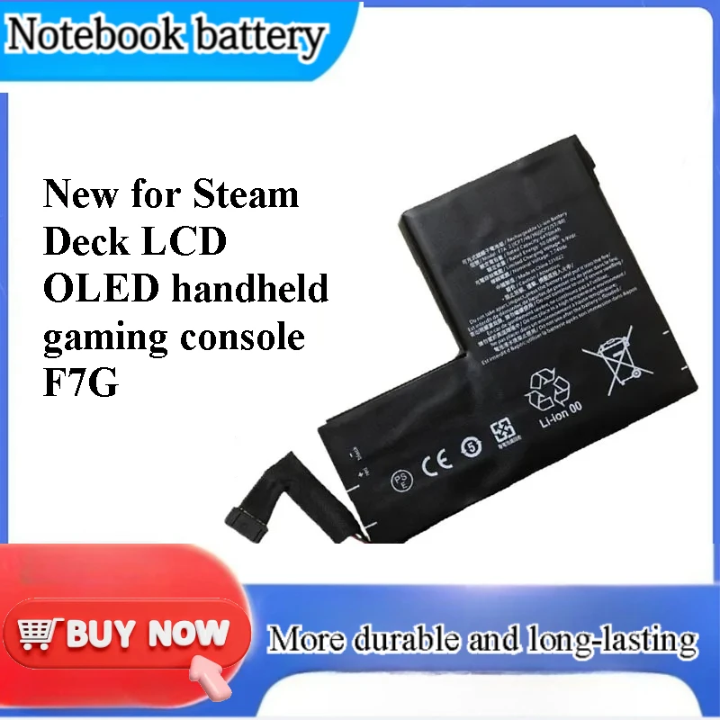 New High Capacity Battery for Steam Deck LCD OLED Handheld Game Console F7G