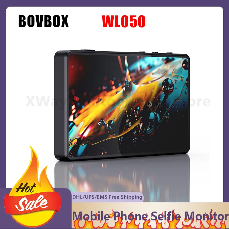 

Bovbox Wl050 Magnetic Mobile Phone Selfie Monitor HD Wireless or Bluetooth Reception for Mobile Phone Rear Video Shooting