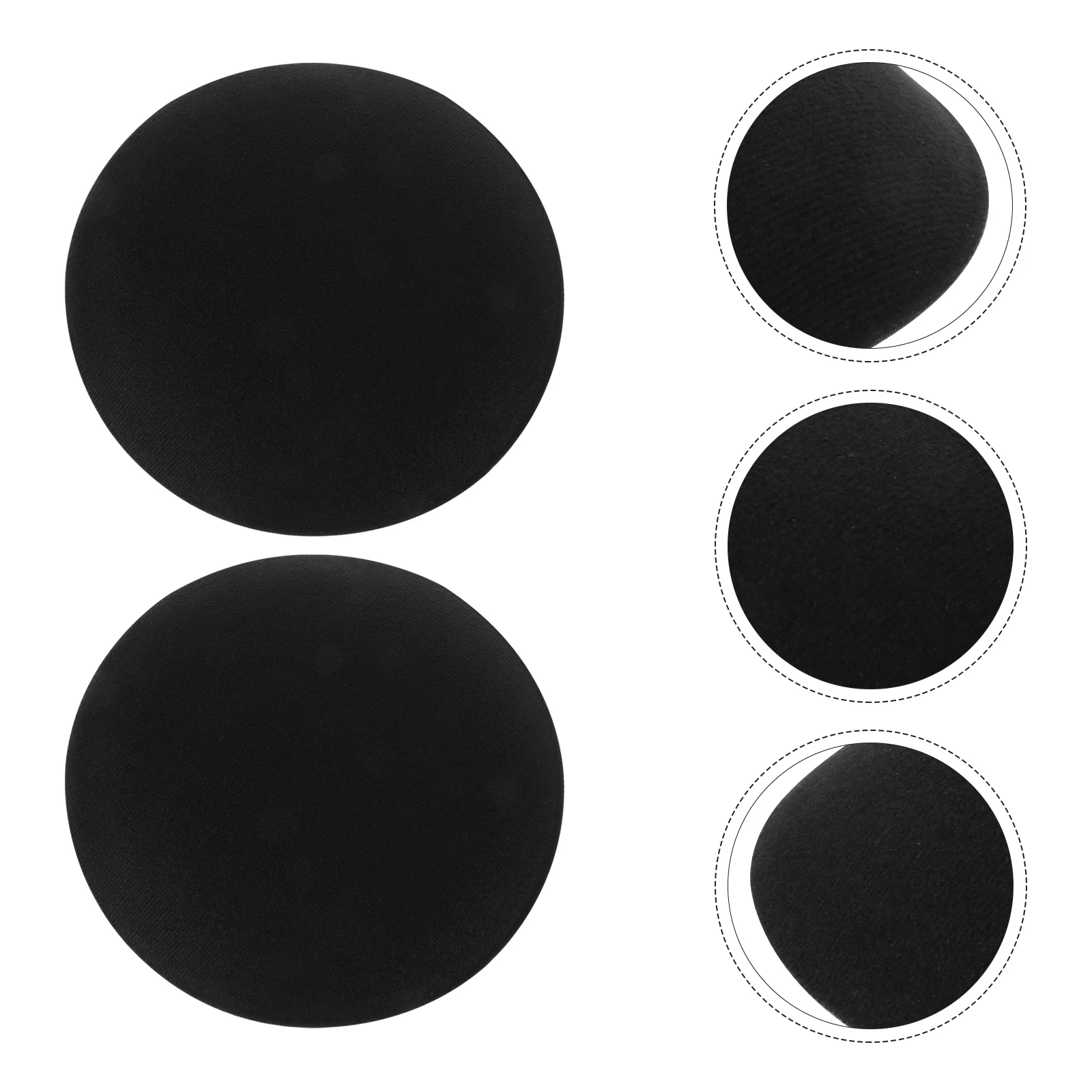 

2 Pcs Hat Support Cap Round Bases Black Headwear Accessories for Headdress Making Lightweight Fine Workmanship Fascinator
