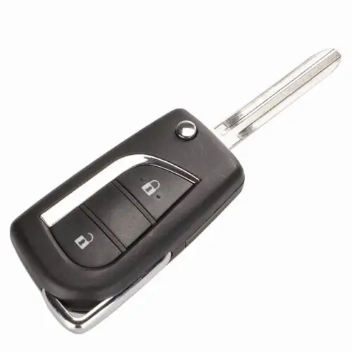 KEYECU P/N : 60030/ 60040/ 60120 aggiornato Flip Remote Key FOB 304MHz 4C/4 d67 per Toyota Prado 120 Rav4 Tarago Corolla Avensis