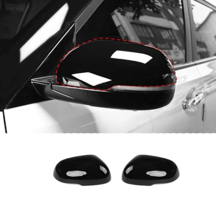 

2PCS Side Mirror Cover with Turn Signal Lights Automotive Replacement Parts Suitable Compatible with Kia Soul 2020-2025 GT Car
