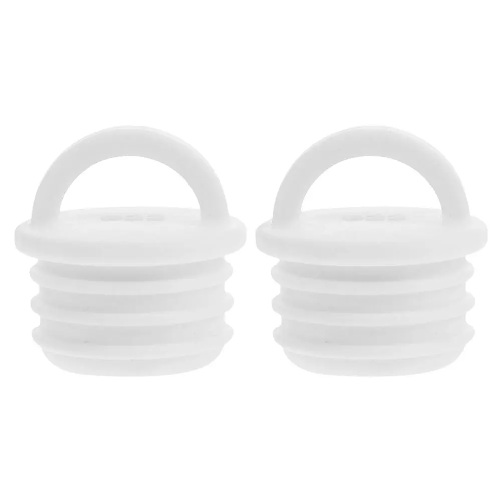

2pcs Mop Bucket Rubber Stopper 20Mm Round Pipe Tubing End Cap Water Tub Drain Plug Replacement White Mop Bucket Accessories