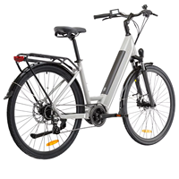 [ON SALE] Women's E-bike City Bike EU Standard 250W 700C 8S Electric Bike Pedelec 10.4Ah Removable Battery up to 110km Max 25kmh