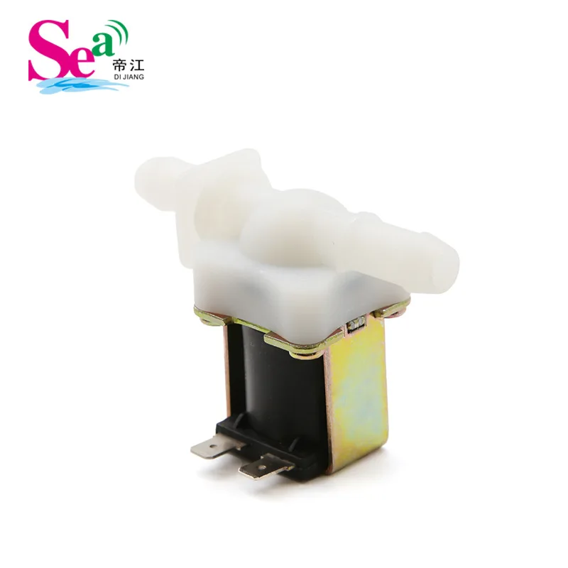 Dijiang YFPDJ-05 12mm Quick Connector DC12V 24V  AC220V Normally Closed Water Inlet solenoid valve and Drain solenoid valve