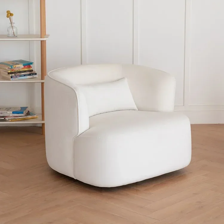 American modern simple Internet celebrity single sofa small apartment ins design fabric sofa chair