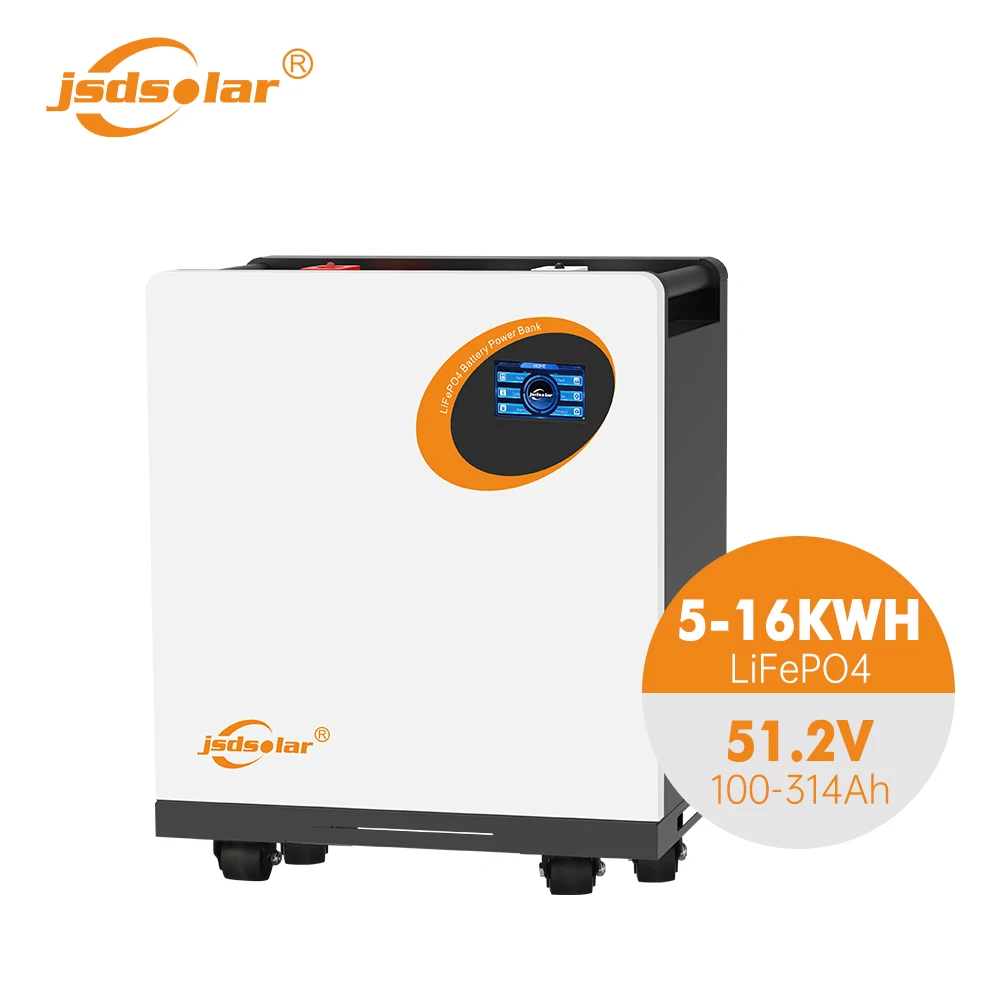 Jsdsolar 10kWh 16kWh 30kWh 314Ah 48v Lifepo4 Battery Solar Energy Storage Emergency Backup For Home