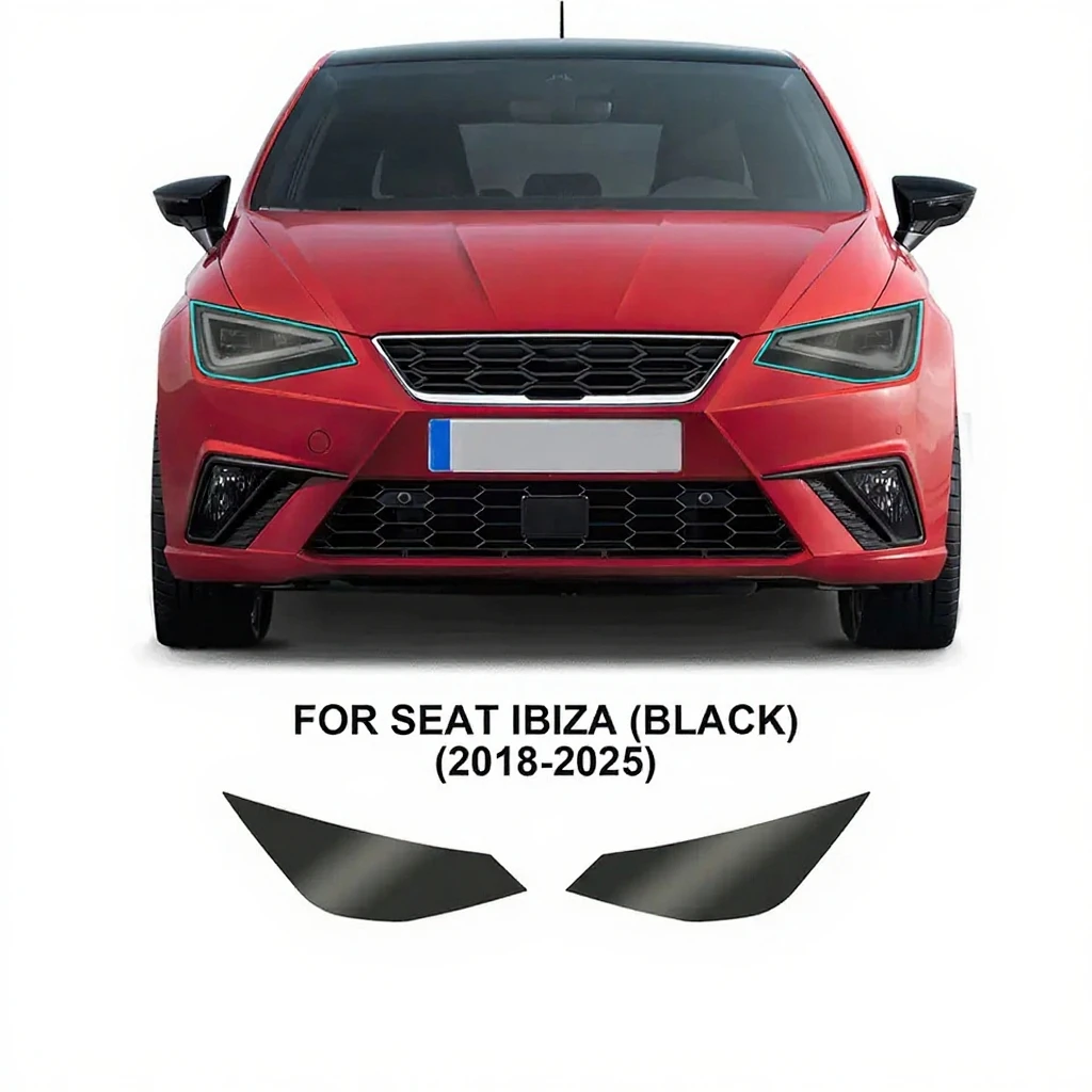 Für Seat Cupra Ibiza 2018-2025 Auto Rückspiegel Scheinwerfer BC-Säulen Transparente TPU-Folie Kratzfester Schutzaufkleber Klare Folie