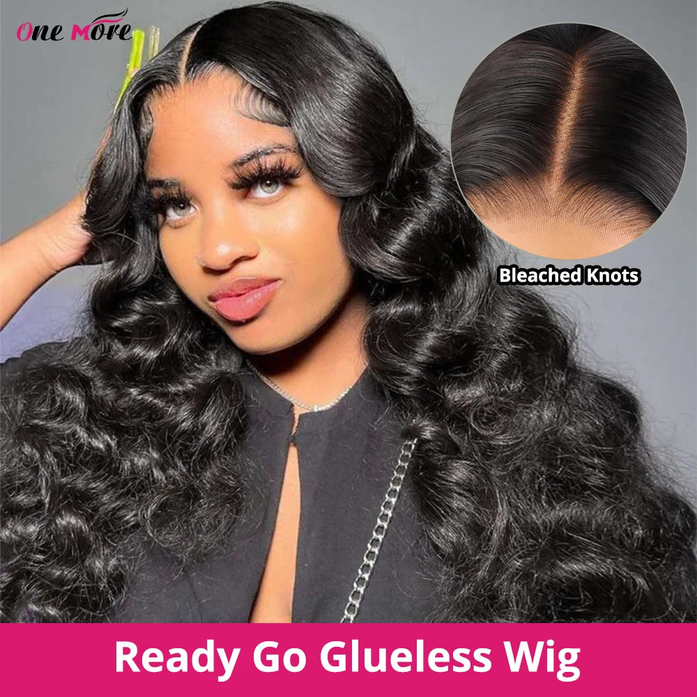 250 Density Human Hair Wigs Ready To Wear Glueless Loose Deep Human Hair Wig Pre Plucked Bleached Knots