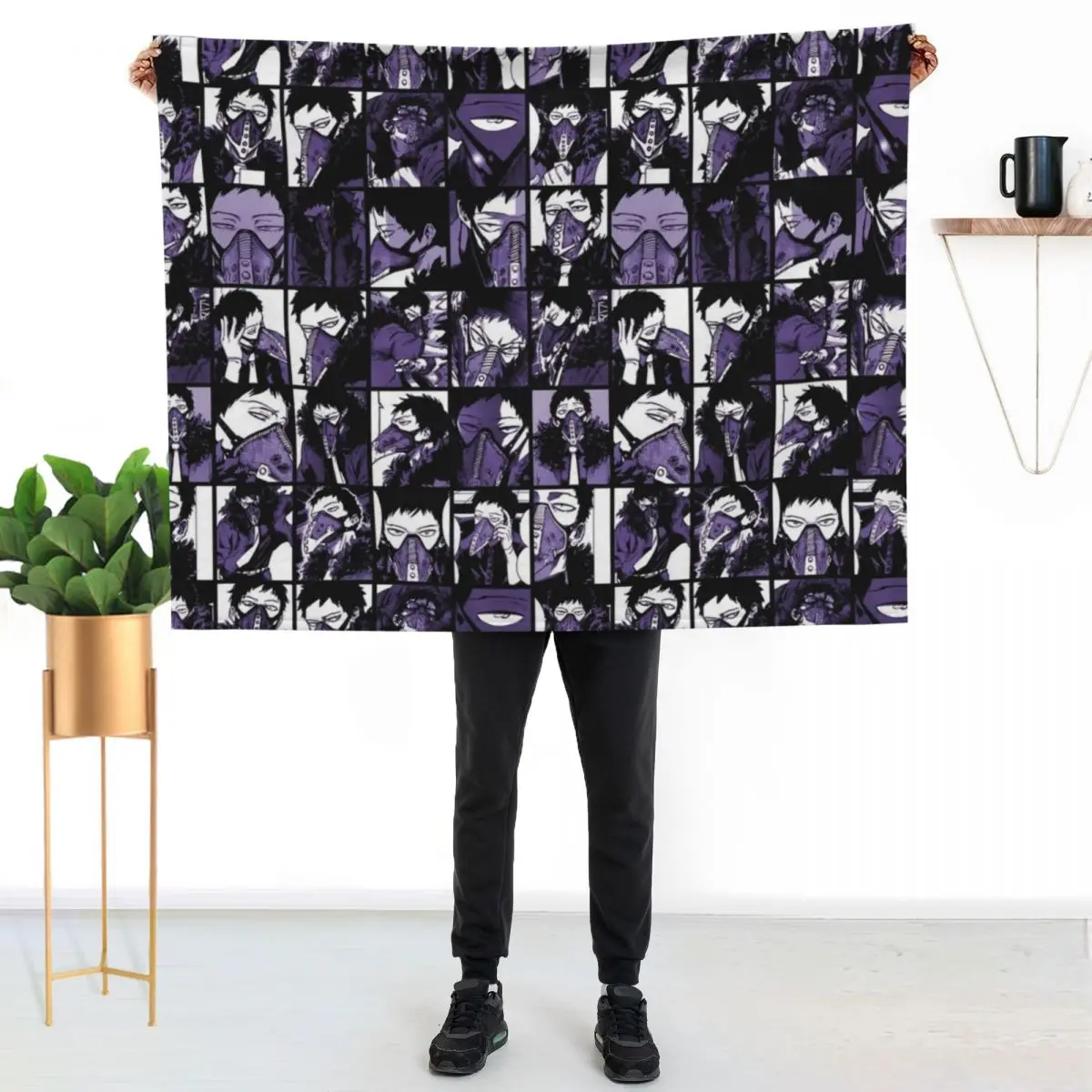 Over haul villain- collage color version Throw Blanket for sofa Travel Tourist Decoratives Nap Sleeping Bag Blankets