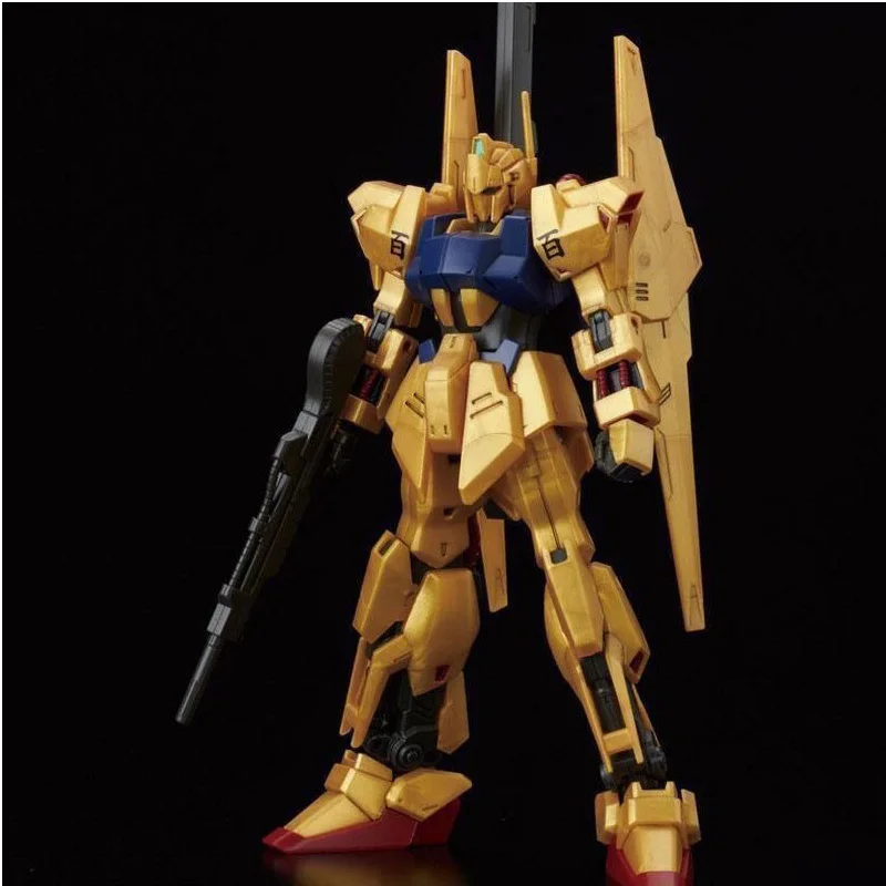 بانداي جاندام HGUC 200 1/144 MSN-00100 HYAKU-SHIKI أنيمي عمل شخصية روبوت جمع التجمع نموذج لعب الأطفال #5