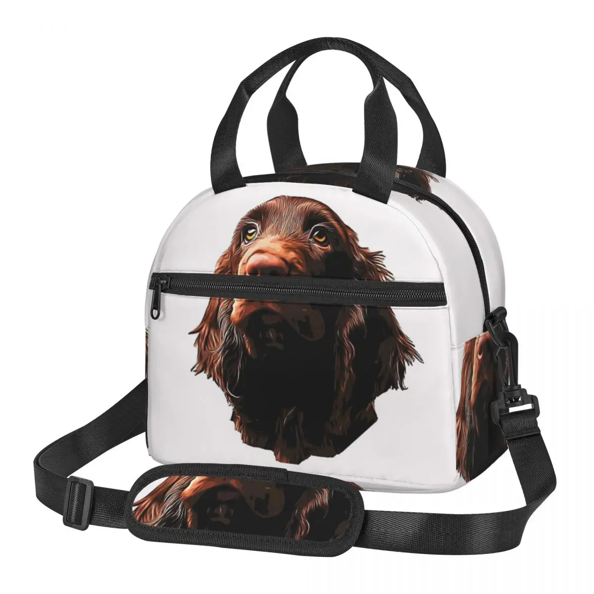 Field Spaniel Stunning Dog Lunch Bags Insulated Bento Box Resuable Lunch Tote Picnic Bags Thermal Bag for Woman Children