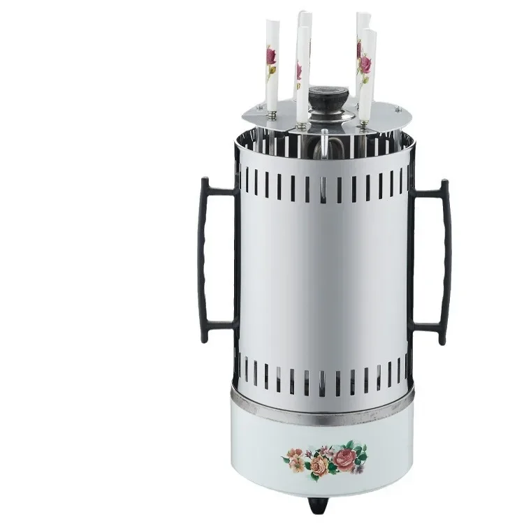 Household smokeless automatic rotary oven