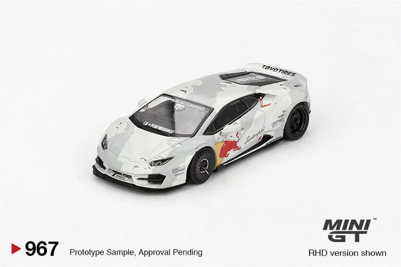 

Предпродажа MINI GT 1:64 LBWK Huracan LBWORKS ver. 2-малесная литая модель автомобиля Mad Mike NIMBUL RHD, миниатюрная коллекция