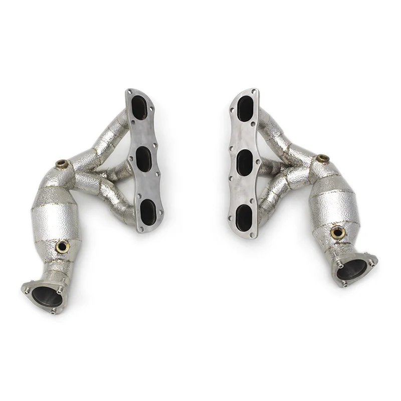 

Head Section High flow Pipes Exhaust Pipes branch downpipe Exhaust Pipe with catalyst For Porsche Boxster/Cayman 987.2