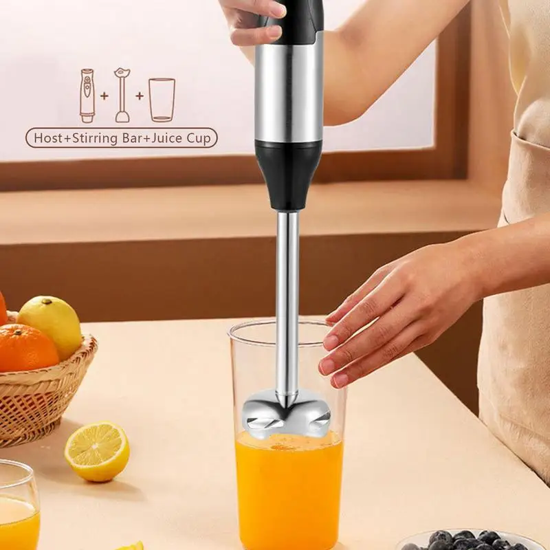 1000W Electric Hand Blenders Multi-Purpose Milk Frother Manual 5 Speed Stick Blender Food Processor With Strong Power for Mixing