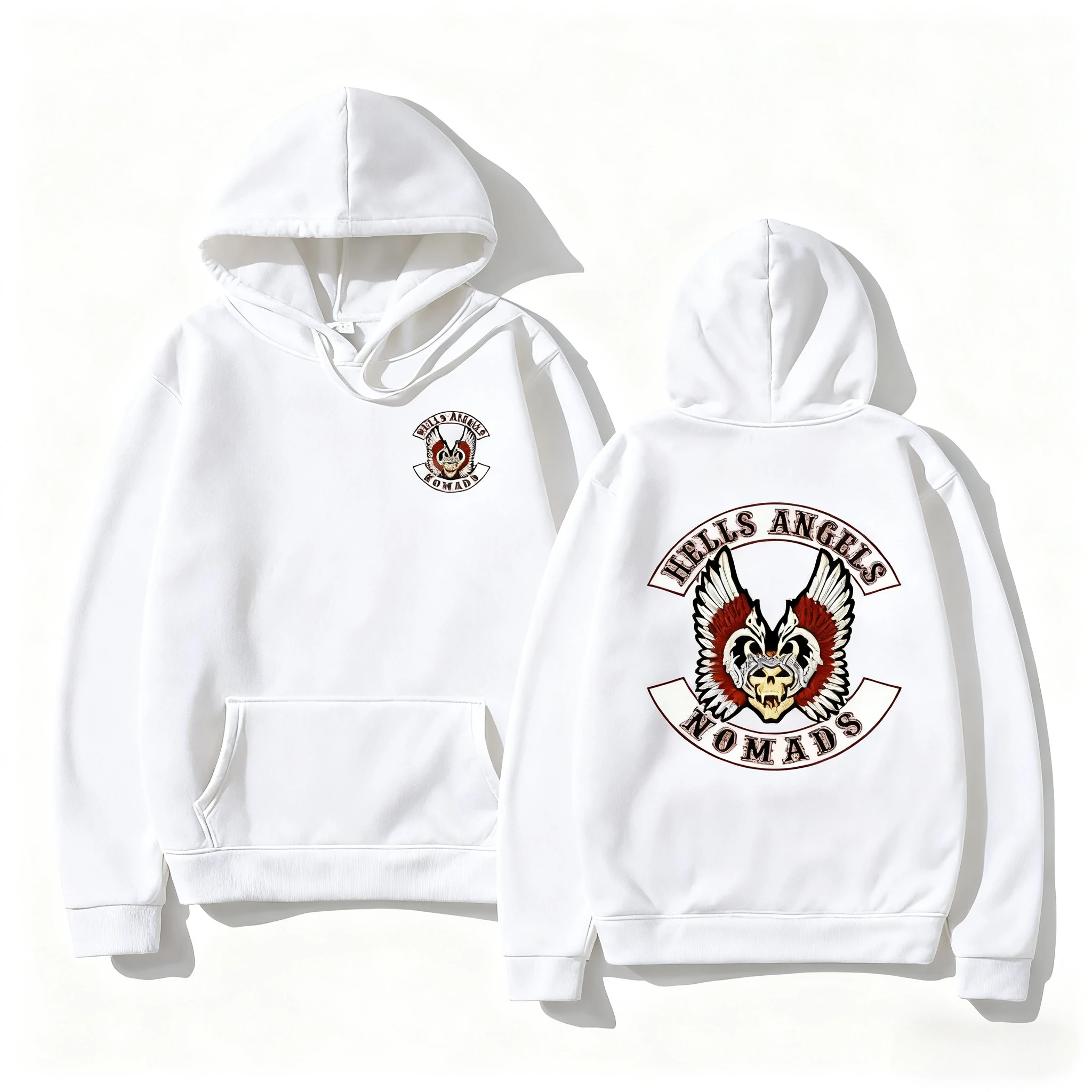 Hells Angels Brotherhood Motorclub Vintage Hoodie New Men Women Sweatshirt Unisex Streetwear Hip Hop Autumn Winter Tops Clothes