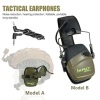 Army Shooting Earmuffs Tactical Hunting Headset Electronic Hearing Protector Active Noise Reduction Sound Pickup Headphone
