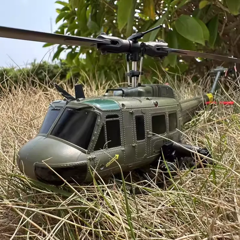 UH-1 هيوي حيلة ستة محاور الكهربائية التحكم عن بعد لعبة هليكوبتر دون اللوحات ل مقلوب الطيران محاكاة نموذج طائرة هدية #2