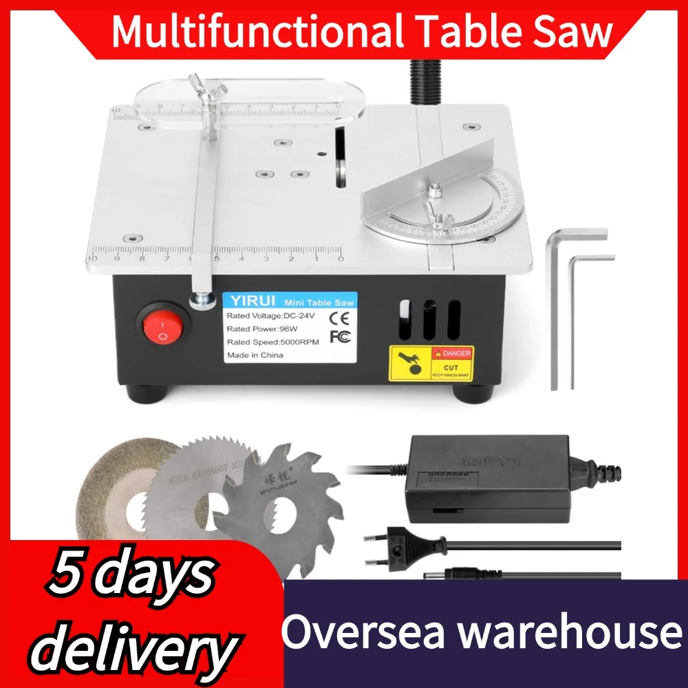 Mini Multifunctional Table Saw Electric Desktop Saws Small Household DIY Cutting Tool Woodworking Lathe Machine