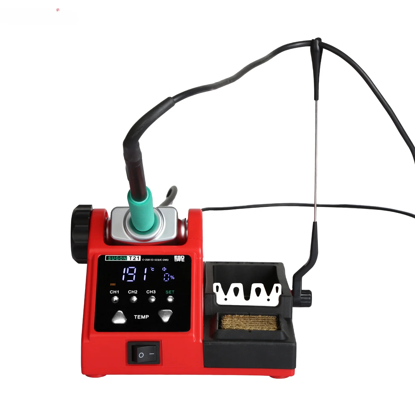 forSMD Sugon T21 Red color BGA Soldering Rework Station For Mobile Phone Repair