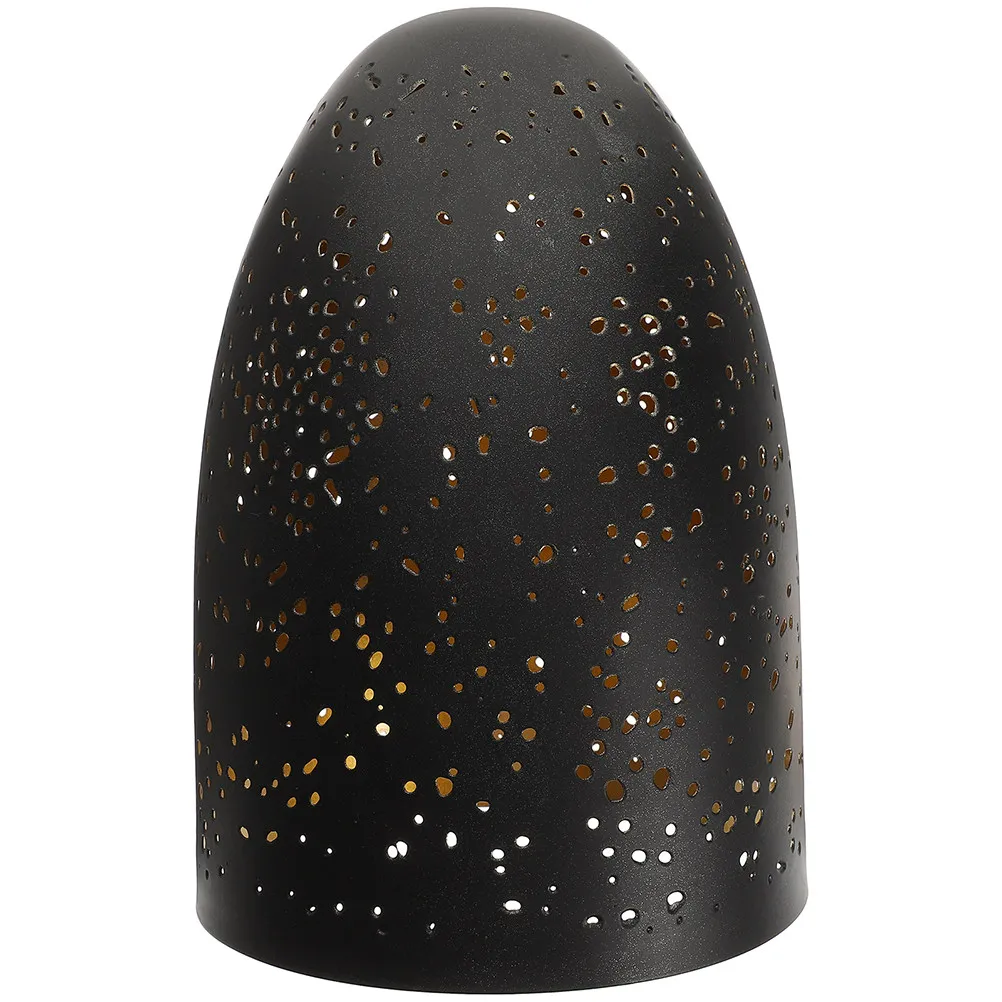 

Hollow Iron Lampshade Modern Black Metal Light Cover with Golden Interior for Table Lamp Floor Lamp Ceiling Chandelier Bedroom