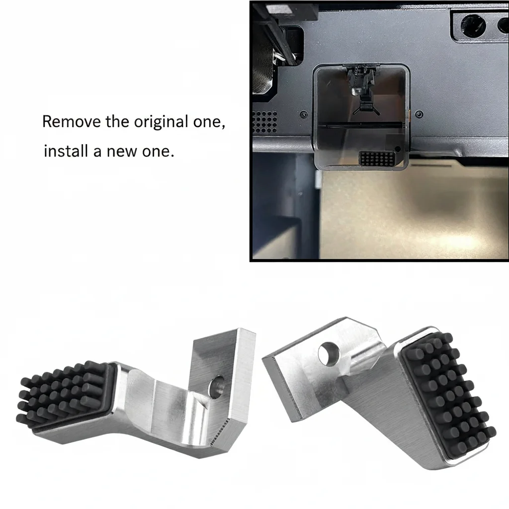 P1/X1 Cleaning Nozzle Silicone Brush Metal Component Kit: Wear-resistant, Durable, Upgraded Universal 3D Printing Accessory