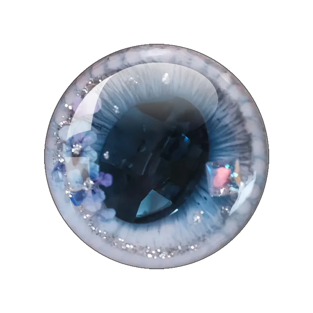 Blyth Doll Glass Eye Chips Round Cabochon 10MM-40MM Handmade Girl Toy Drop Glue Eye Pupil DIY Jewelry BJD Doll Accessory view 5
