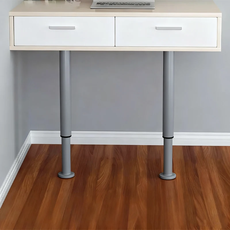 2pcs telescopic table leg support columns, adjustable height through rotation, used for tables, cabinets, sofas, bed frames