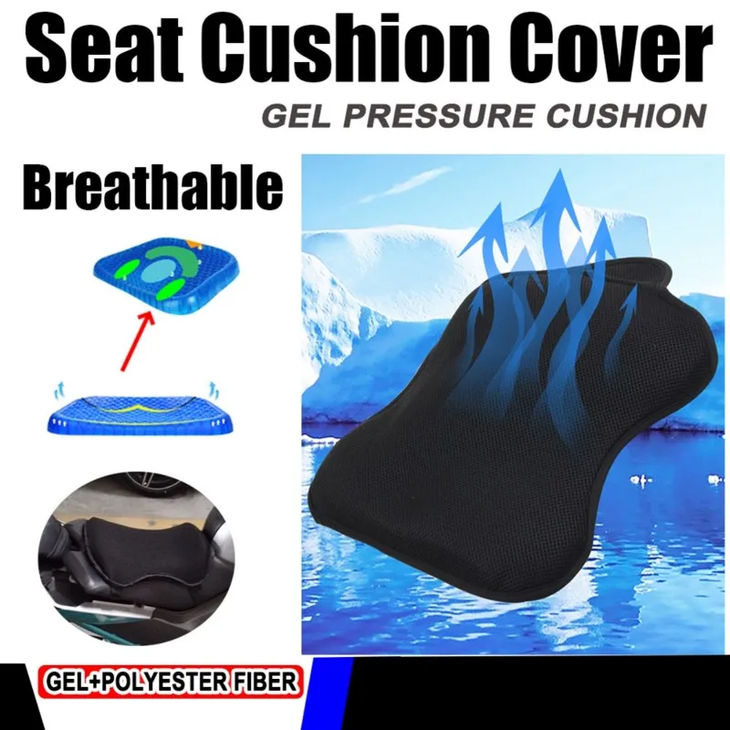 A98M Pressure Relief Pad For Gel Seat Cushion Cover For HONDA NC750X NC750S NC700X NC700S NC750 NC700 NC 750 700 X S 750X