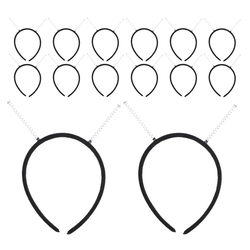 15Pcs Spring Hairbands DIY Headband Kit Elastic Comfortable for Women Hair Accessories Daily Use Party Fashion