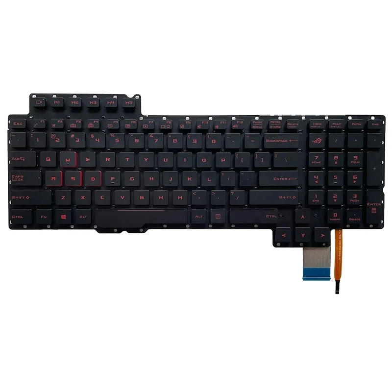 Imagem -02 - Teclado Retroiluminado dos Eua para Asus Rog G752 G752v G752vl G752vm G752vs G752vt G752vy V153062as1-us 0kn0-si1us11