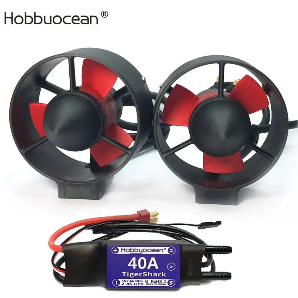 Propulsore subacqueo 16V 300W Motore brushless 40A ESC per RC Bait Tug Boat Nido Ship Submarin ROV Robot