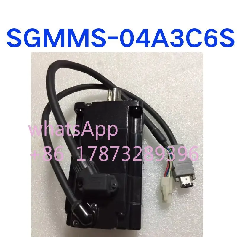 Servo motor usado 400W SGMMS-04A3C6S testado OK e a função é intactaEntrega rápida