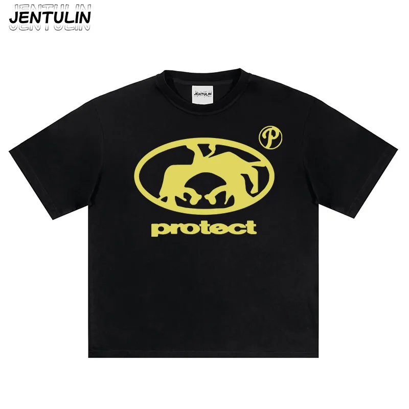 

Men's T-Shirt Graphic Cotton Harajuku Oversized Vintage Korean Fashion Short Sleeve Tops Tees Y2k Streetwear Clothing