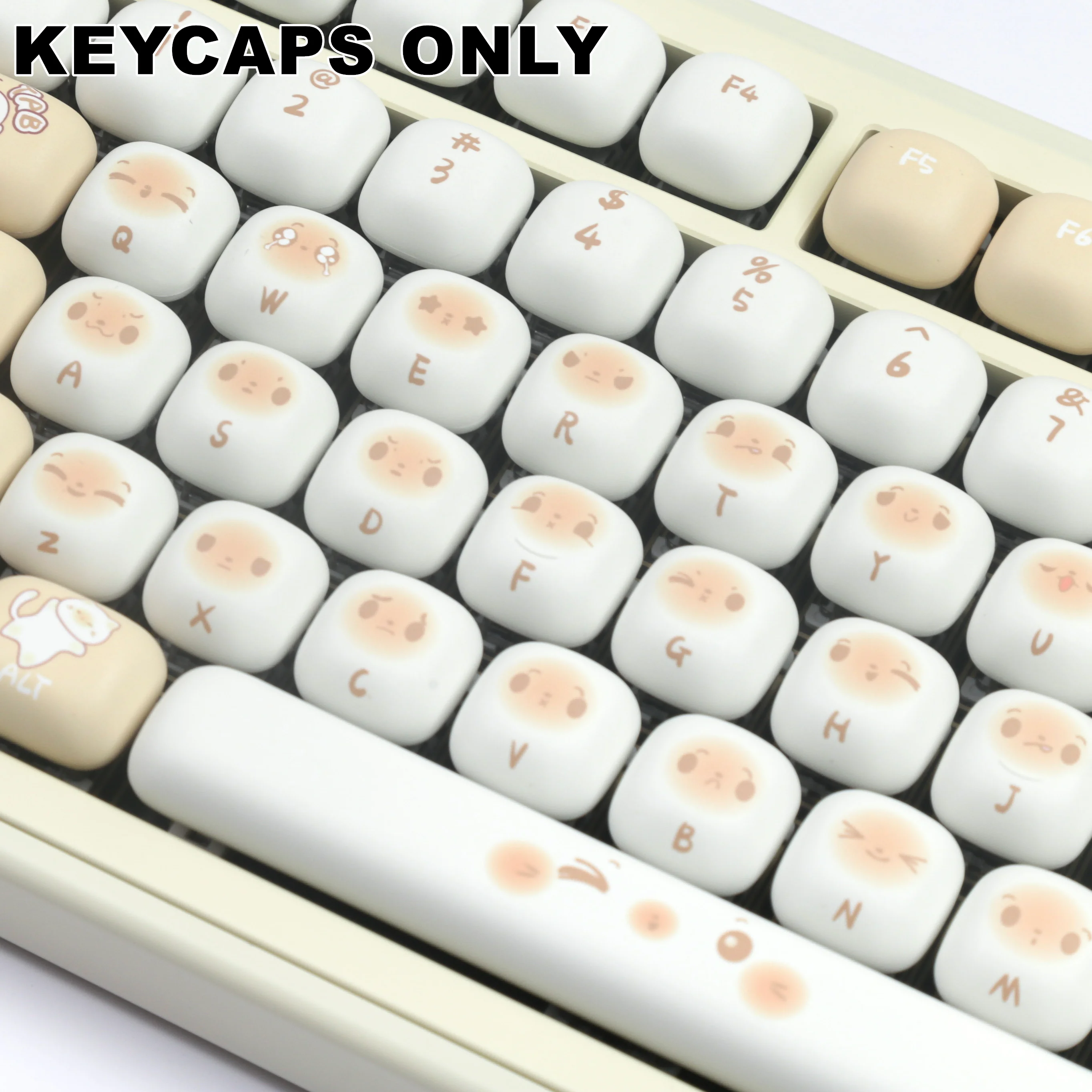 Imagem -05 - Cat Pbt Keycaps Conjunto para Kit de Teclado Mecânico Dye-sublimated Keycap mx Cherry Gateron Switch 136 Chaves Bolsa Perfil Mog