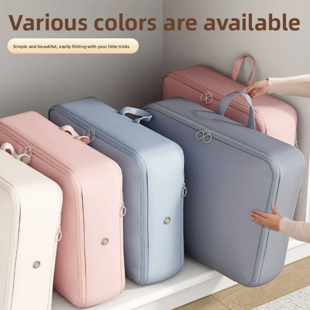 

Down Jacket Storage Bag Large Capacity Portable Organizer for Clothes Travel with Double Zipper Breathable Compressible Design