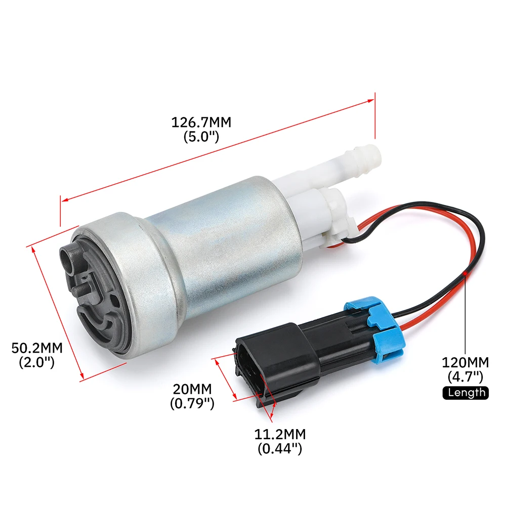 VR - E85 Racing High Performance internal Fuel Pump 450LPH F90000267 & Install Kit VR-FPB007