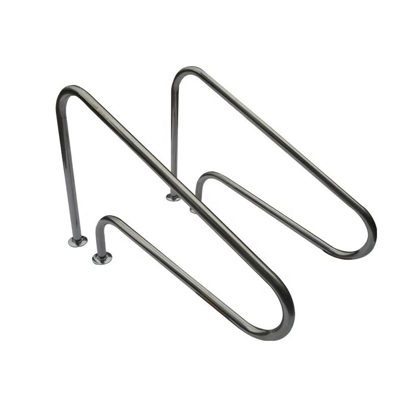 

ARG Modern Stainless Steel Laddder Flange Swimming Pool Handrail