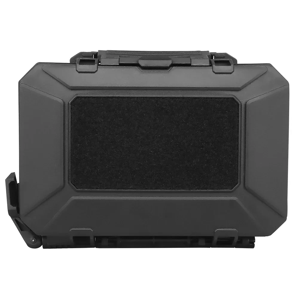 

Molle Waterproof Case Battery Mobile phone Protective Airsoft Vest Gear Cases Double Sponge Shockproof Lockable Pouch