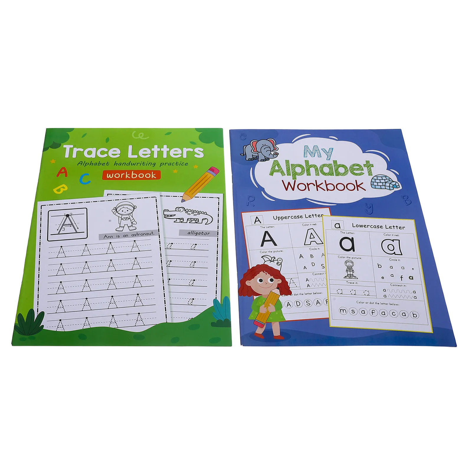 

Набор из 2 тетрадей для отработки навыков письма: алфавит и прописи для дошкольников