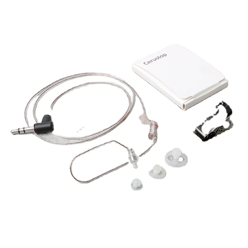 Raytalk Micro Sound Tubeless Listen Only Earpiece 2.5mm 3.5mm Eco-Friendly Private Mold Spandex/Polyester