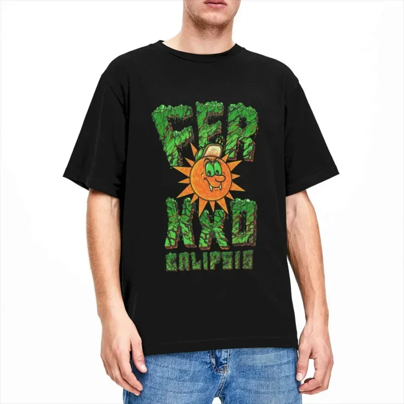 Vintage T-Shirt Ferxxocalipsis World Tour 2024 Cotton T-Shirts rapper ferxxo Leisure Tee Shirt Men Summer Awesome Loose Clothes